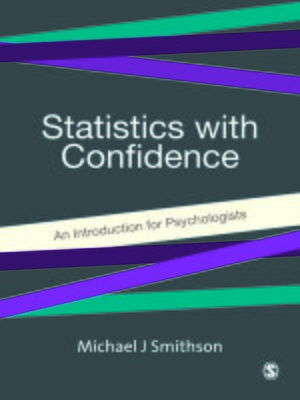 cover image of Statistics with Confidence